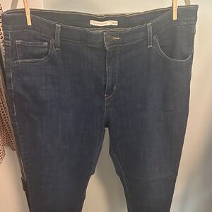 Levi's Women's Skinny Jeans - Dark Blue